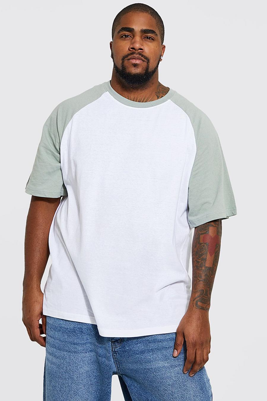 Plus Raglan Detail T-shirt